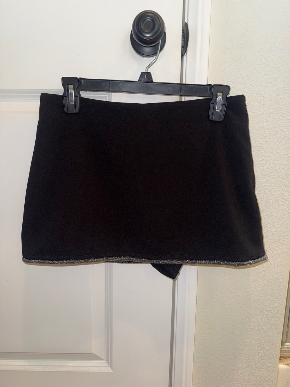 Zara Black Mini Skort